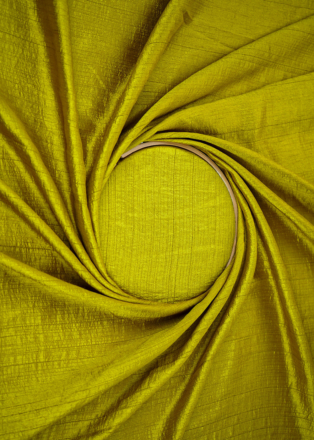 Light Mehendi Green Colored Nysa Silk Fabric 21032(101)