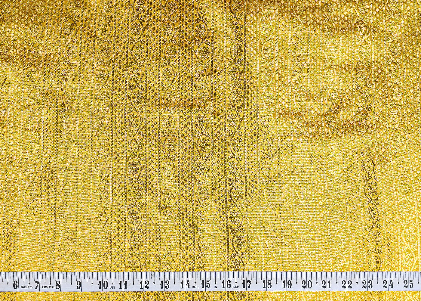Mustard-Banarasi-Brocade-Fabric-With-Allover-Golden-Zari-Handloom-21149-measurement-view