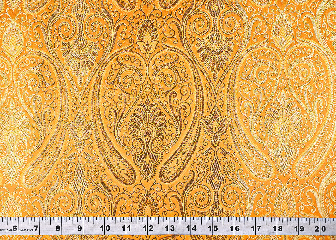 Mustard-Banarasi-Brocade-Fabric-With-All-Over-Golden-Zari-Handloom-21316-measurement-view