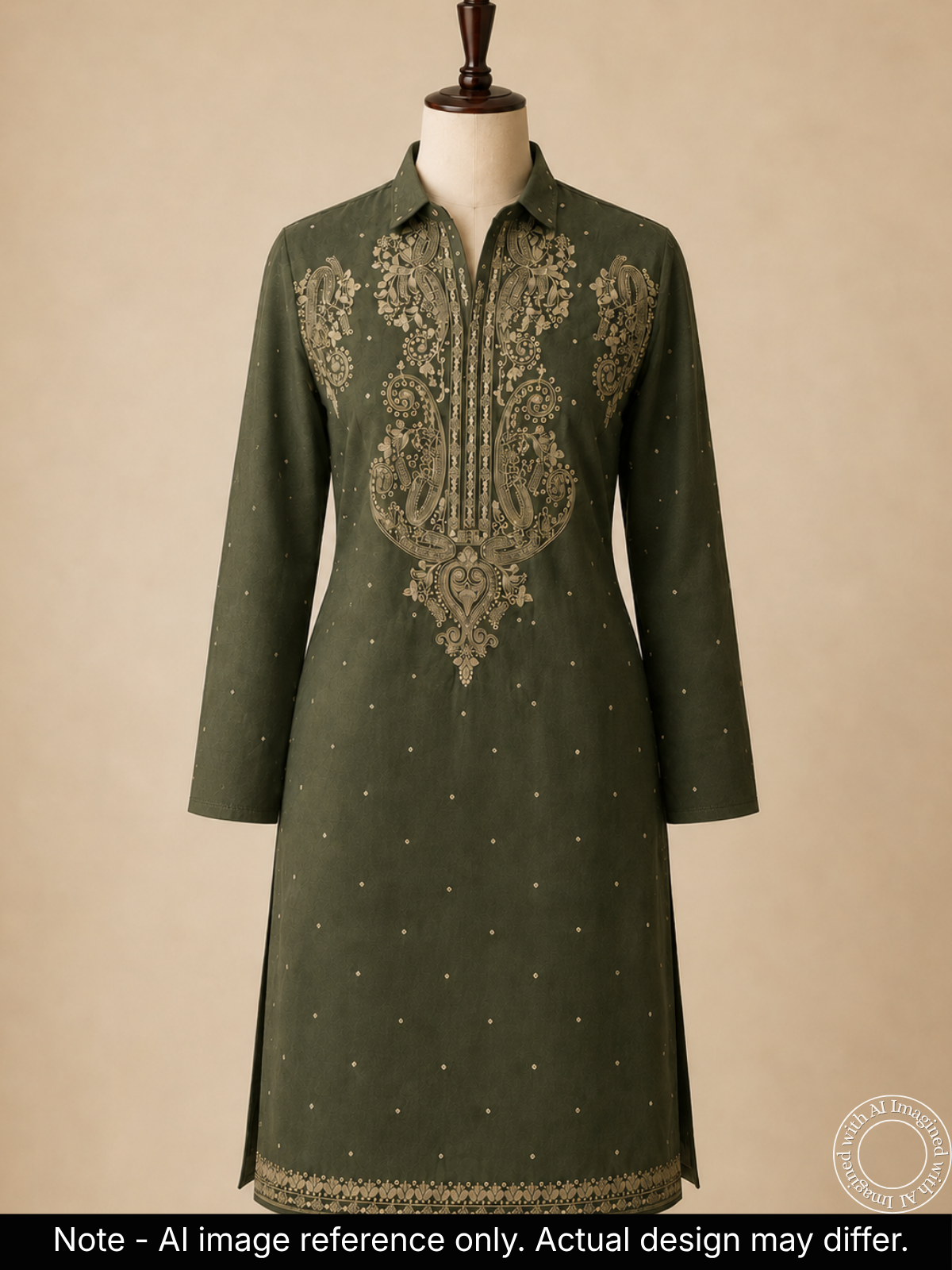 the-kohinoor-unstitched-sage-green-kurta-fabric-for-men-21361-dfront-view