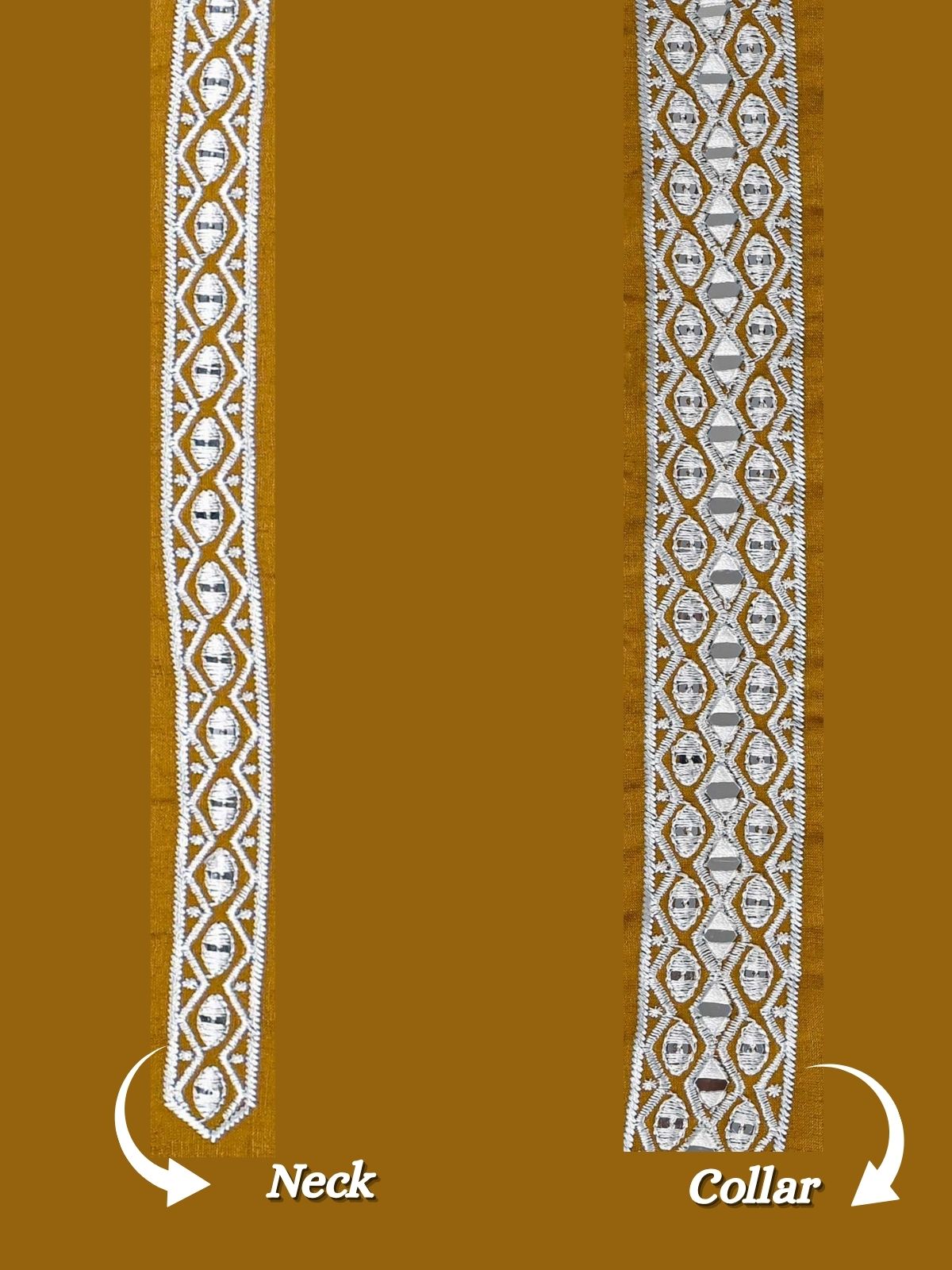 The Kohinoor - Unstitched Mustard Kurta Fabric For Men 21362