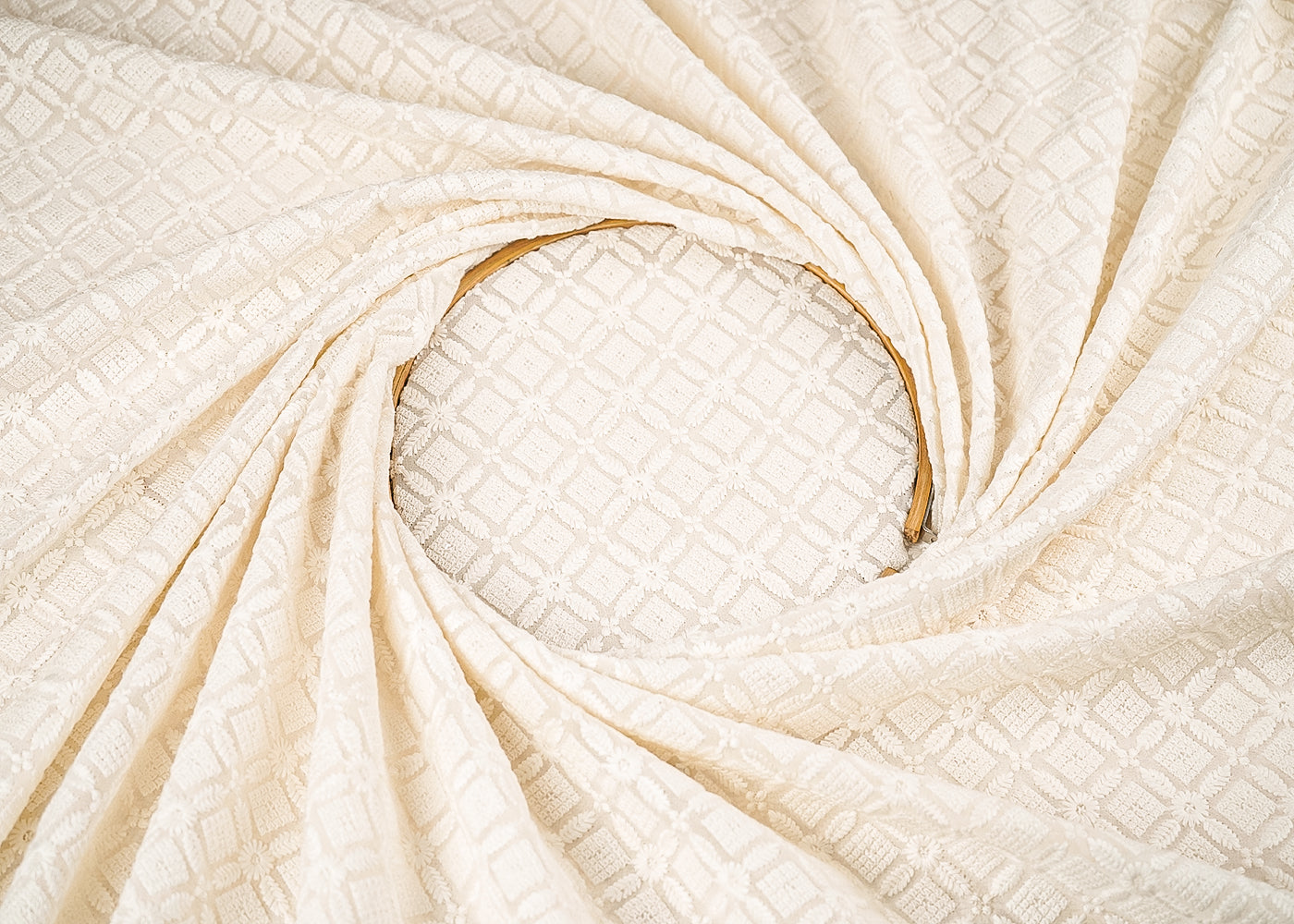 White-Dyeable-Georgette-Fabric-With-All-Over-Thread-And-Sequins-Work-21503-close-view