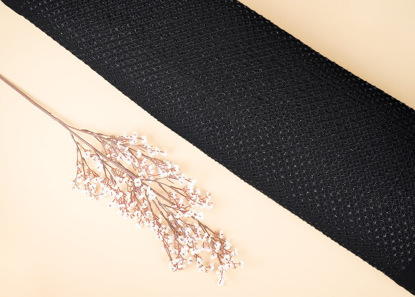 Mrunal Thakur Inspired Edition | Black Georgette Unstitched Fabric 21505