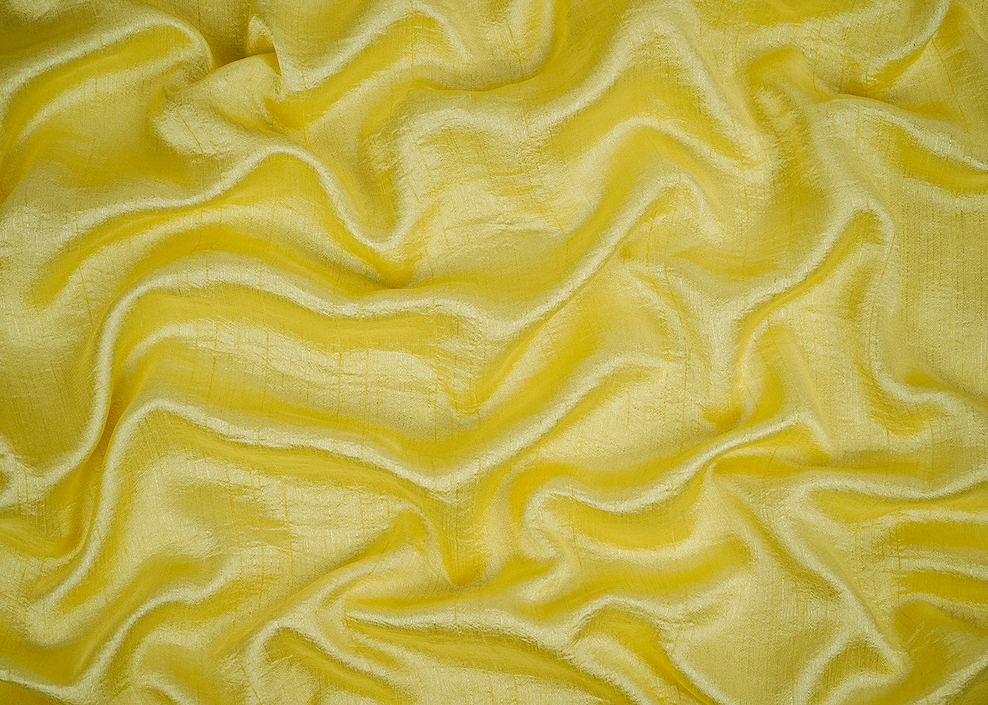Butter Yellow Colored Nysa Silk Fabric 21549(101)