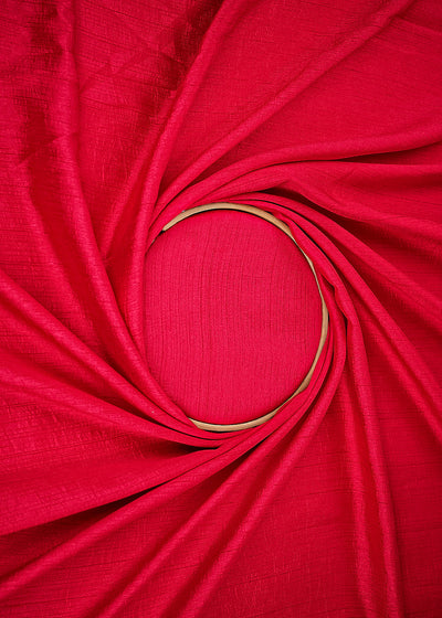 Raspberry Pink Colored Nysa Silk Fabric 21549(103)