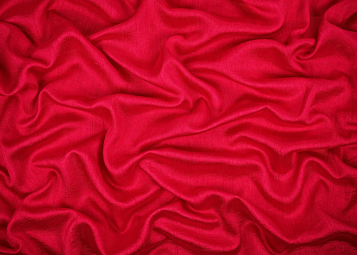 Raspberry Pink Colored Nysa Silk Fabric 21549(103)
