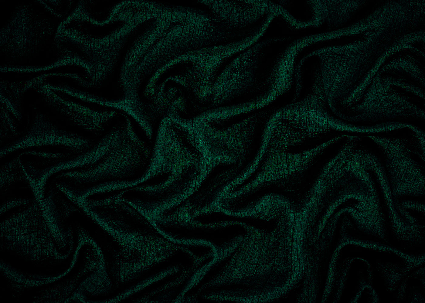 Bottle Green Colored Nysa Silk Fabric 21549(104)