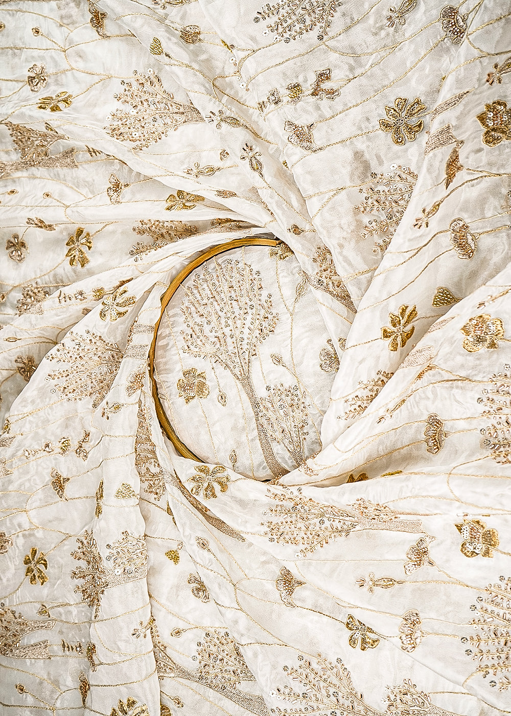 White-Dyeable-Organza-Fabric-With-All-Over-Sequins-Bead-Katdana-And-Zari-Work-21716-close-view