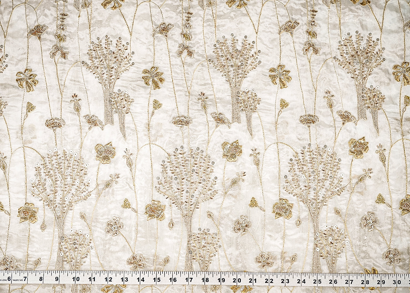 White-Dyeable-Organza-Fabric-With-All-Over-Sequins-Bead-Katdana-And-Zari-Work-21716-measurement-view