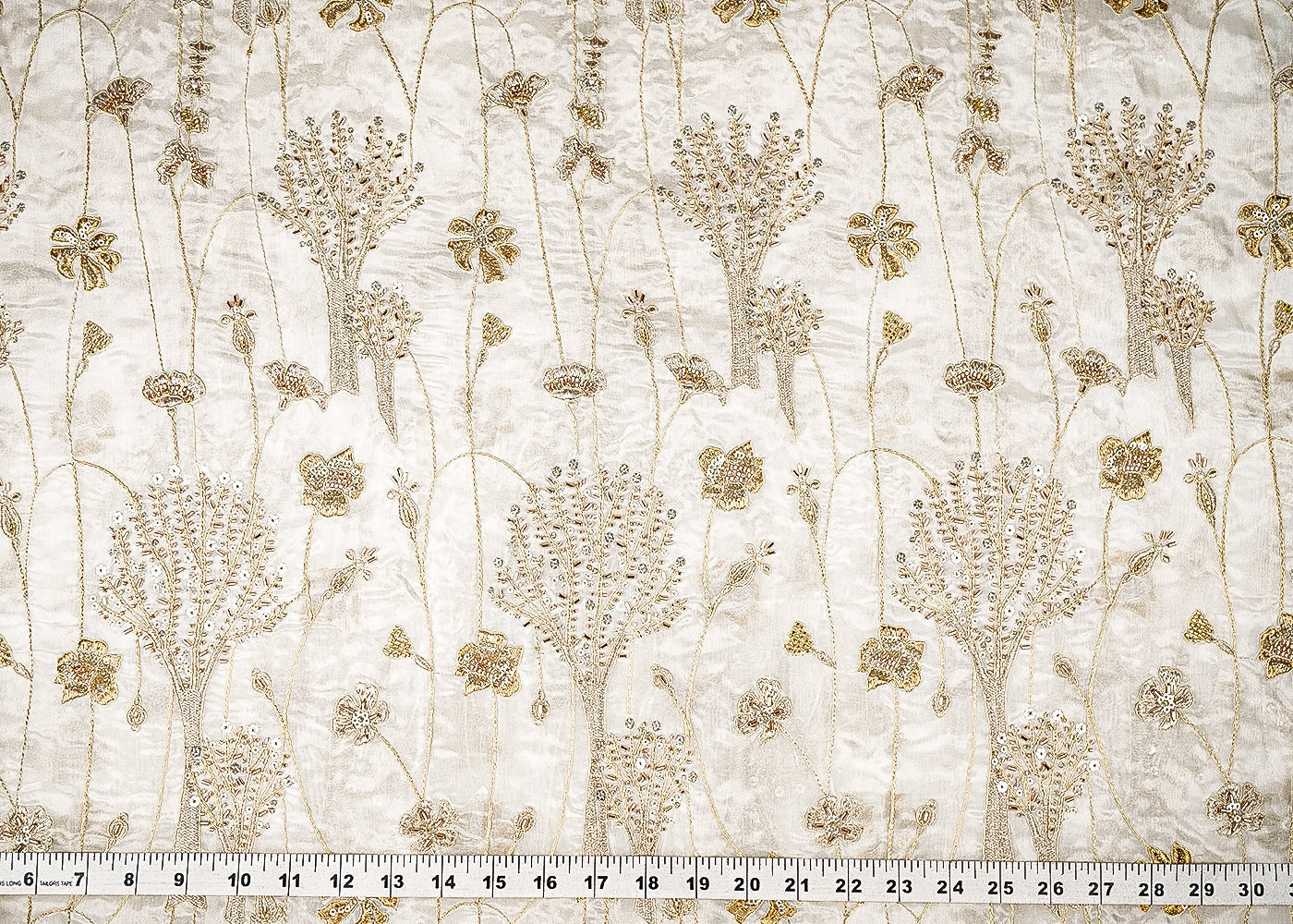 White-Dyeable-Organza-Fabric-With-All-Over-Sequins-Bead-Katdana-And-Zari-Work-21716-measurement-view