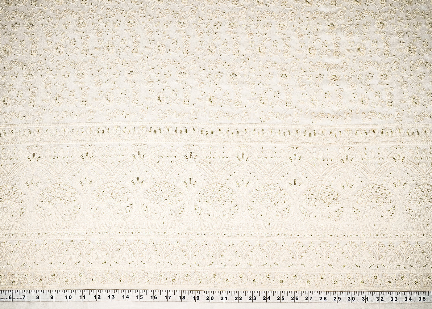 White-Dyeable-Georgette-Fabric-With-All-Over-Sequins-And-Thread-Work-With-One-Side-Border-21760-measurement-view