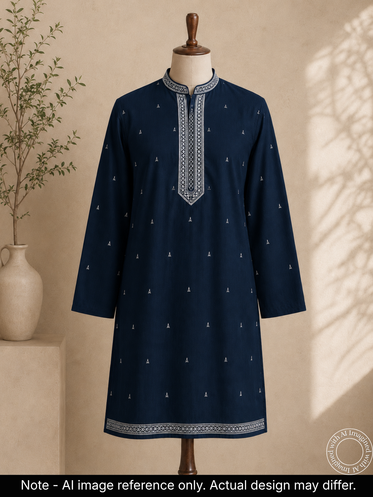 the-kohinoor-unstitched-teal-blue-kurta-fabric-for-men-21772-front-view
