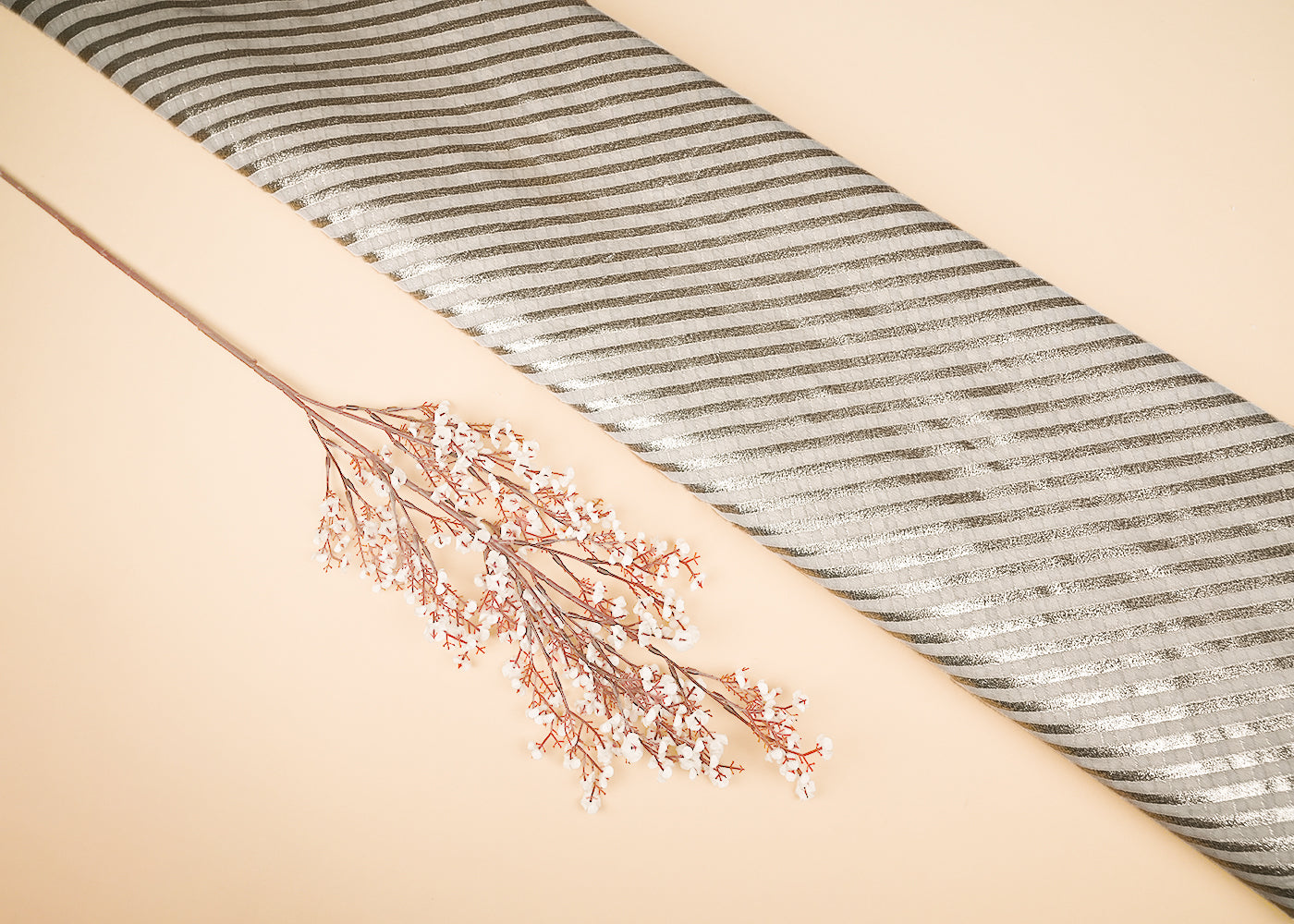 White-Dyeable-Chanderi-Fabric-With-All-Over-Zari-Handloom-21803