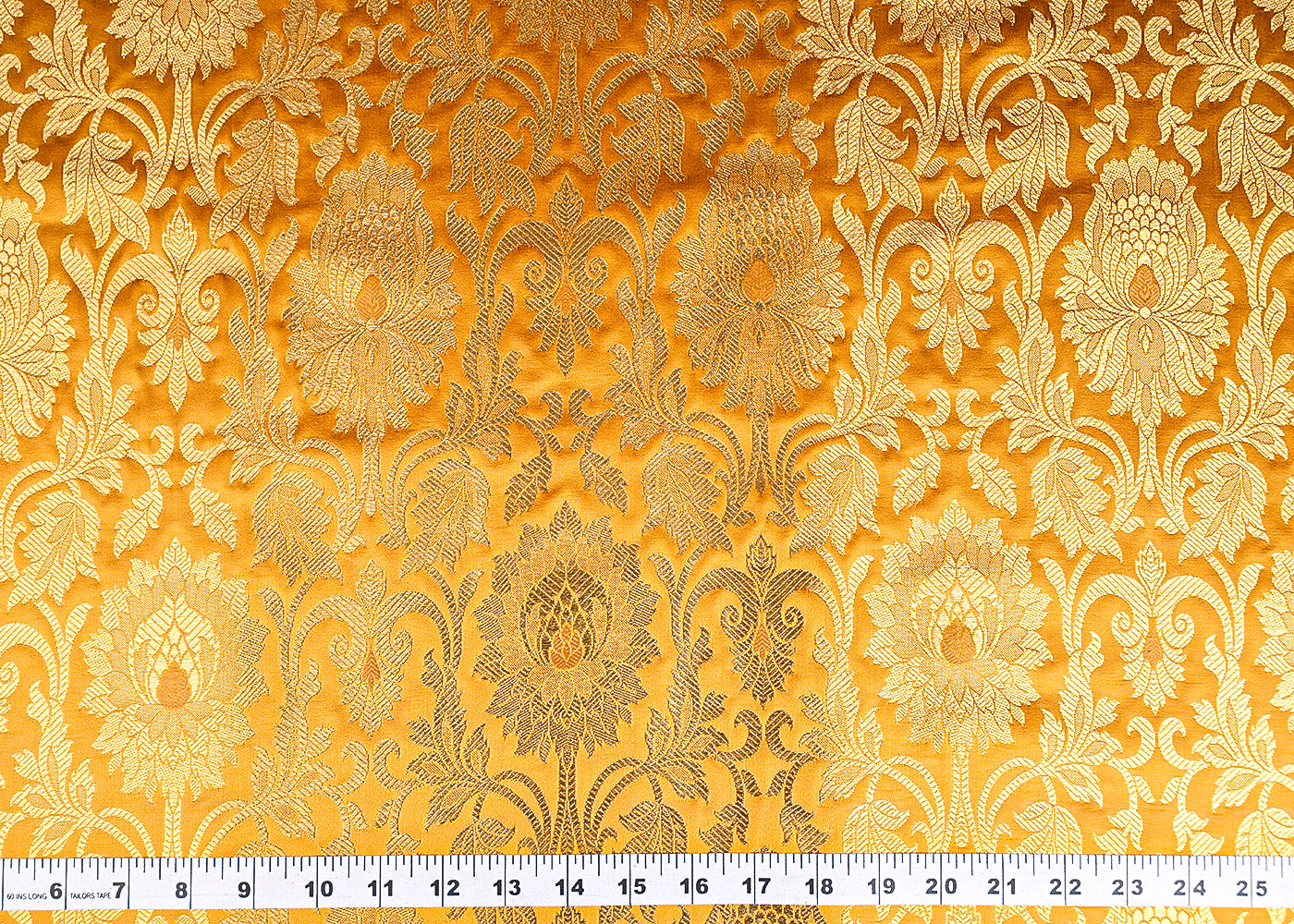 Mustard-Banarasi-Brocade-Fabric-With-All-Over-Golden-Zari-Handloom-21863-measurement-view