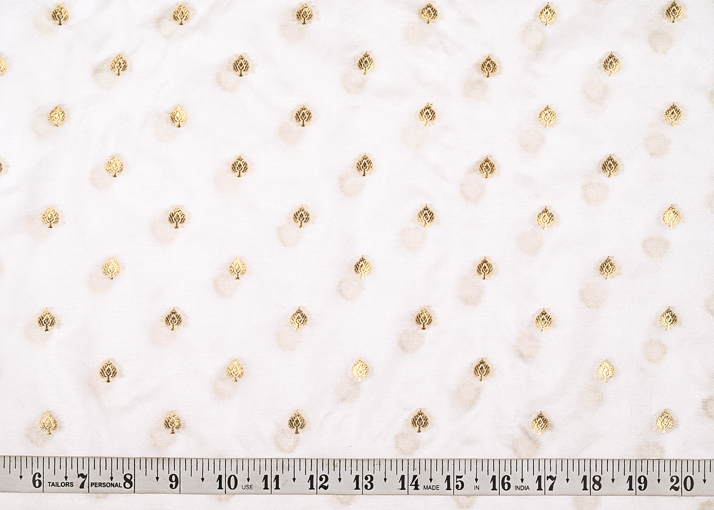 White-Dyeable-Banarasi-Brocade-Fabric-With-All-Over-Buti-Of-Golden-Zari-Handloom-21924-measurement-view