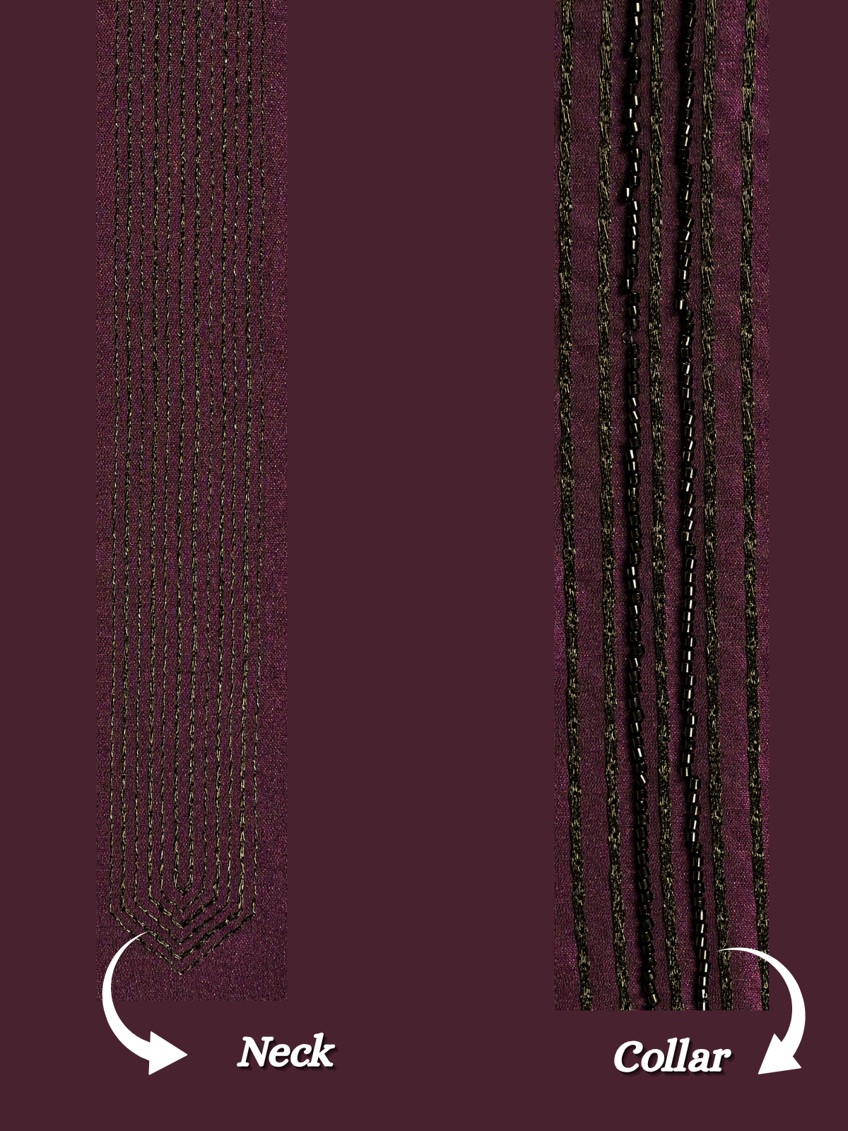 The Kohinoor - Unstitched Wine Kurta Fabric For Men 22186