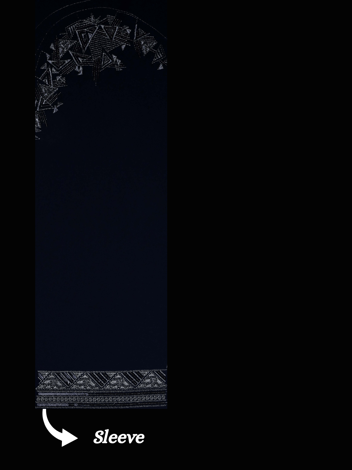 The Riwaayat - Unstitched Navy Blue Jodhpuri Jacket Fabric For Men 22195