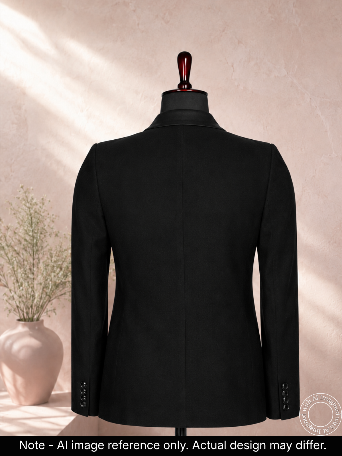 The Riwaayat - Unstitched Navy Blue Jodhpuri Jacket Fabric For Men 22201