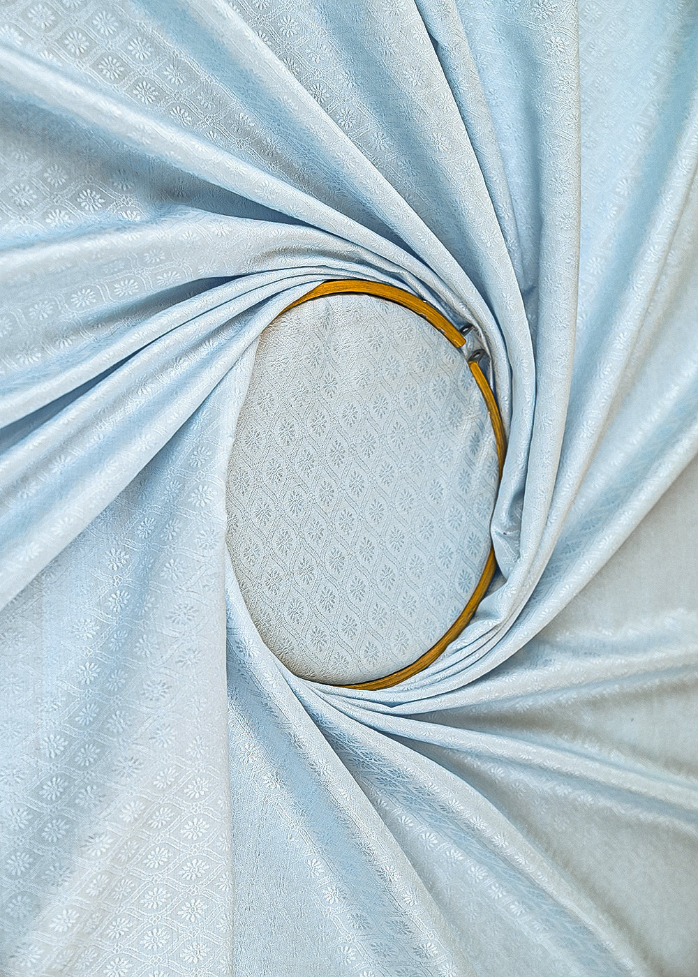 Powder-Blue-Banarasi-Brocade-Fabric-With-All-Over-Self-Work-22222-close-view