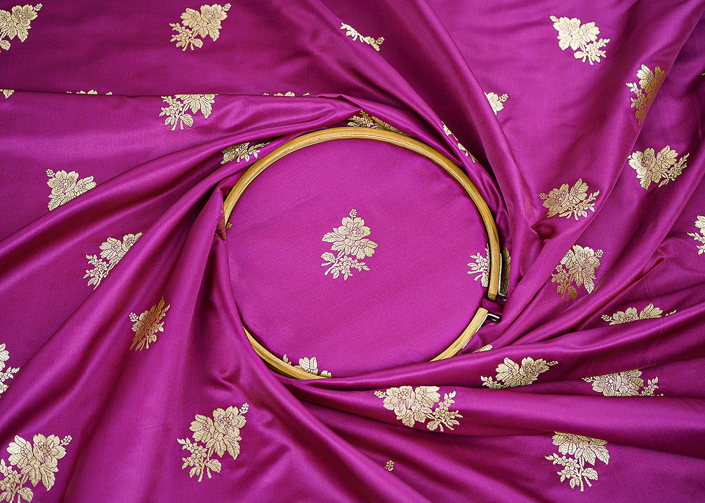 Purple-Banarasi-Brocade-Fabric-With-Allover-Zari-Handloom-22255-close-view
