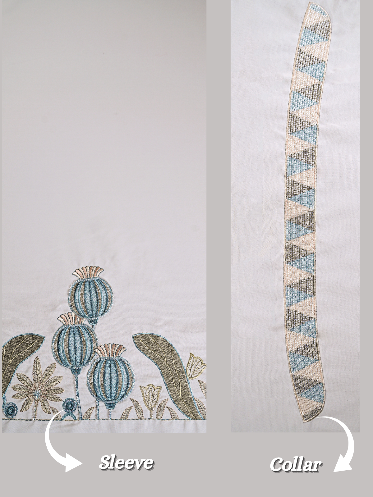 The Kohinoor - Unstitched Off White Kurta Fabric For Men 22278