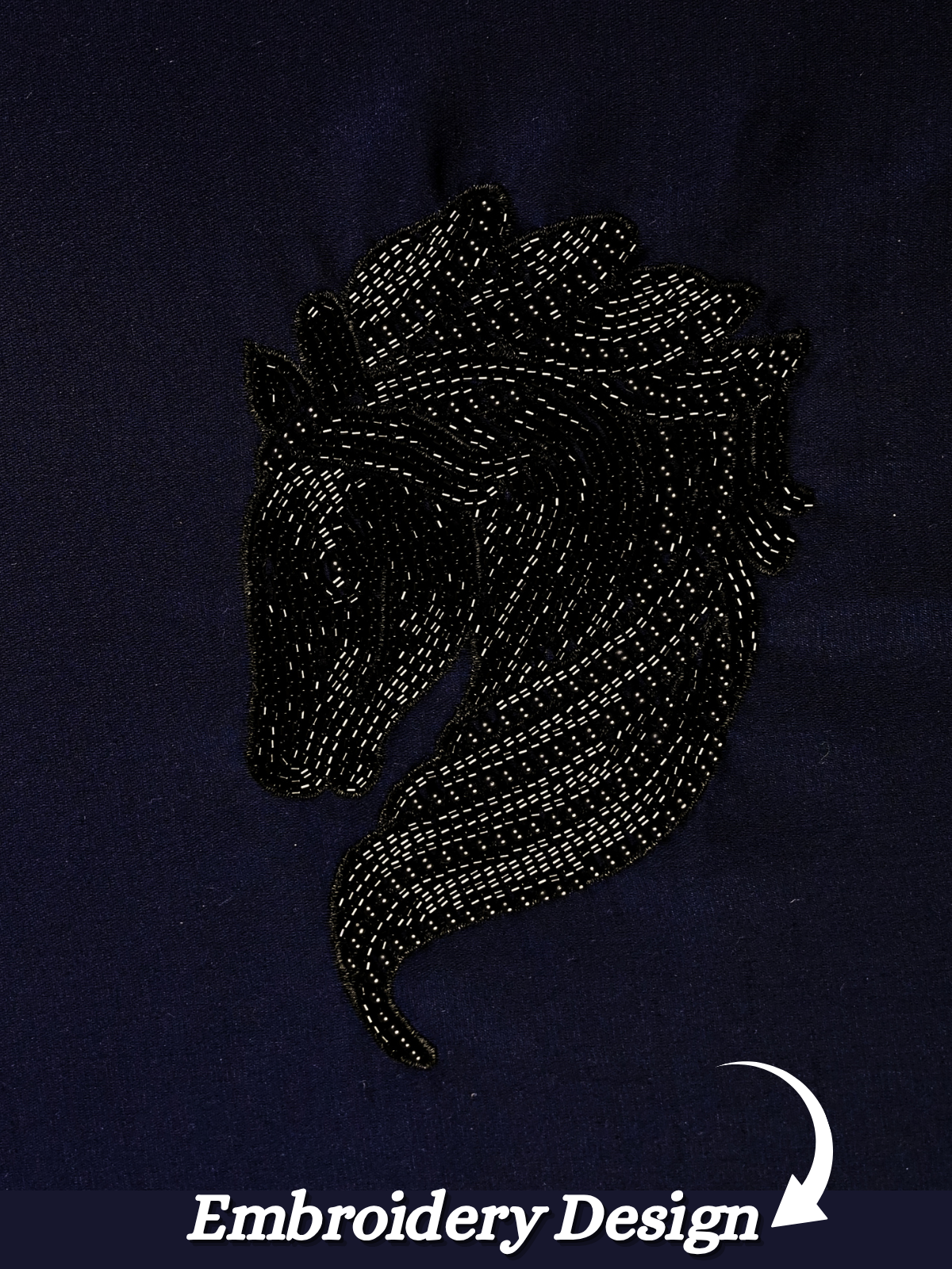 The Kohinoor - Unstitched Navy Blue Kurta Fabric For Men 22280