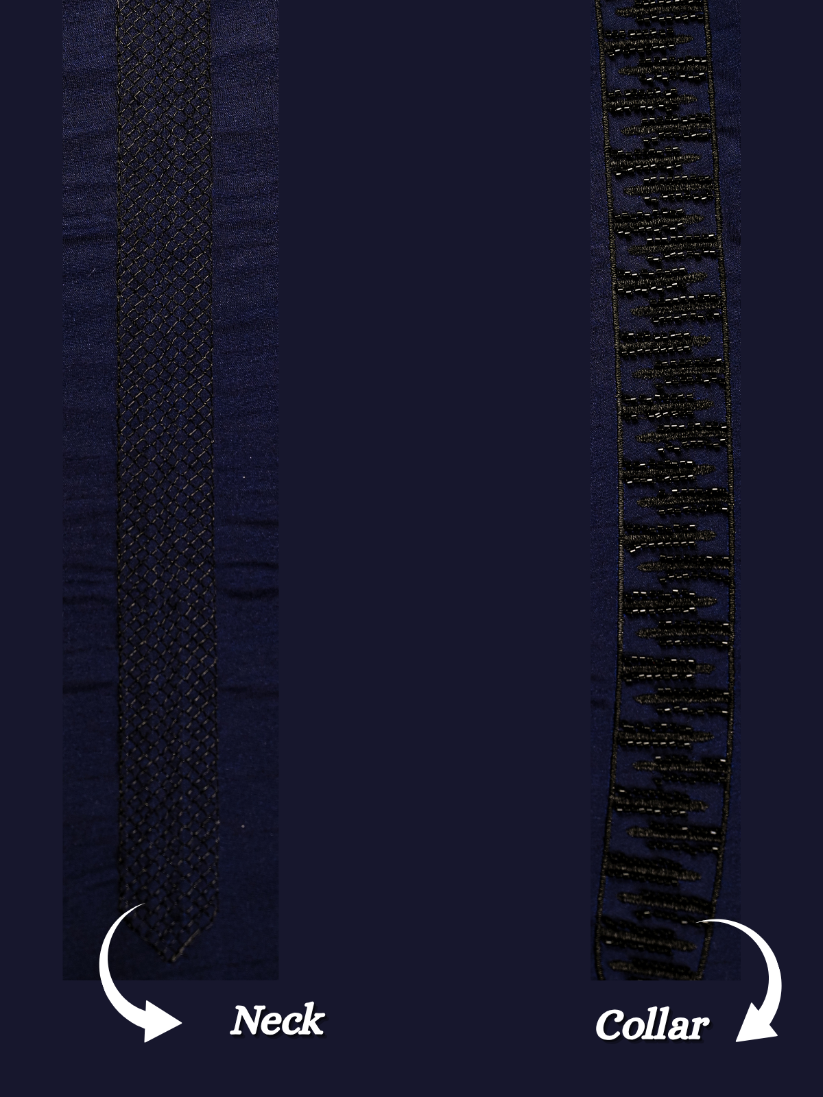 The Kohinoor - Unstitched Navy Blue Kurta Fabric For Men 22280