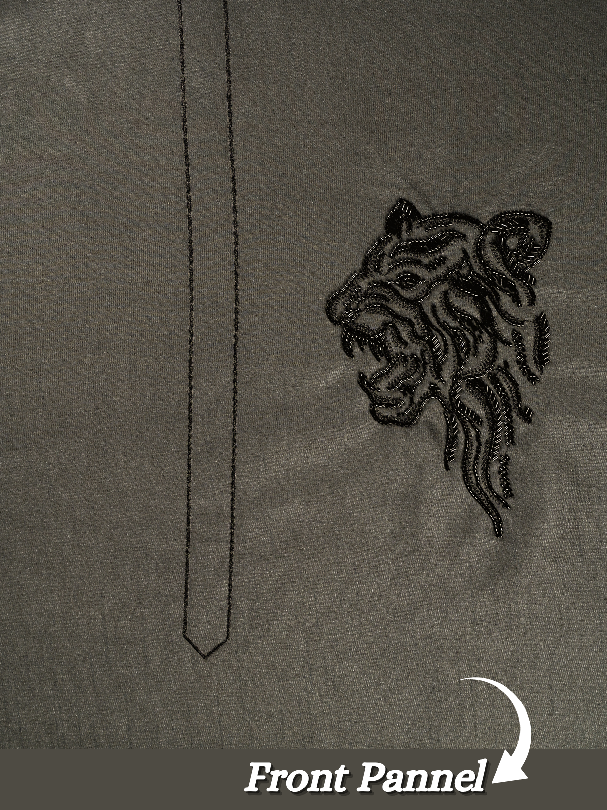 The Kohinoor - Unstitched Sage Green Kurta Fabric For Men 22281