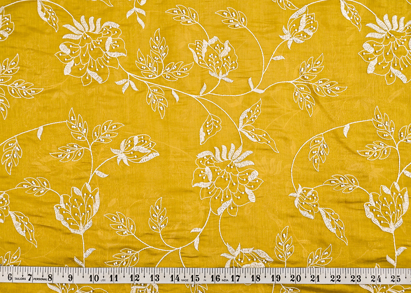Mustard-Cotton-Fabric-With-All-Over-Bead-And-Thread-Work-22287-measurement-view