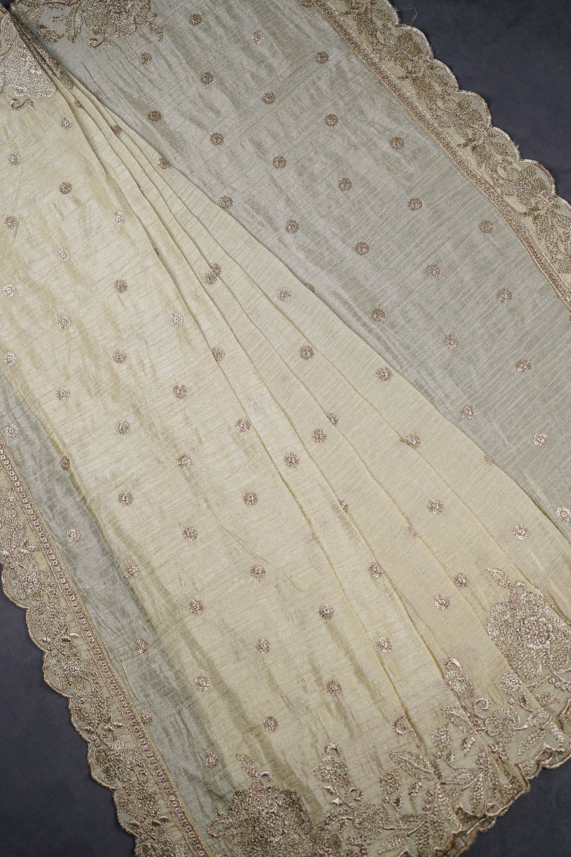 white-tissue-dupatta-with-all-over-zari-and-sequins-work-with-scalloped-borders-22332-pleats-view