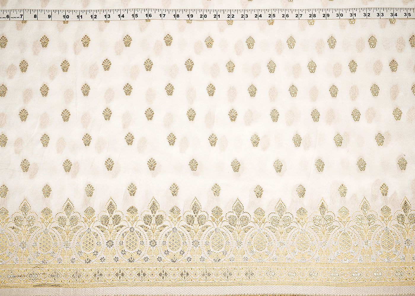 White-Dyeable-Silk-Fabric-With-Allover-Zari-Handloom-With-One-Side-Border-22338-measurement-view