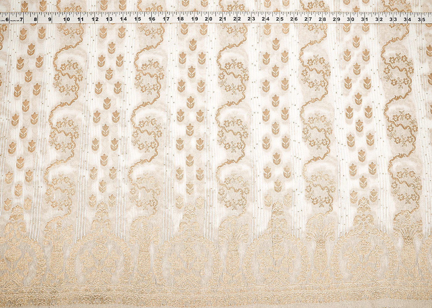 White-Dyeable-Georgette-Fabric-With-Allover-Thread-Sequins-And-Zari-Handloom-With-One-Side-Border-22347-measuerment-view
