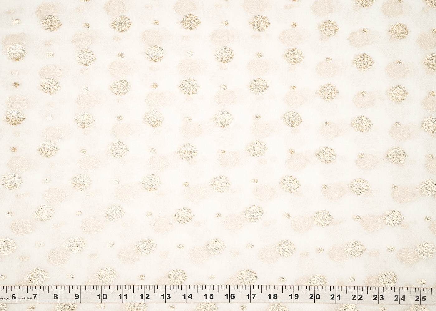 White-Dyeable-Georgette-Fabric-With-All-Over-Buti-Of-Golden-Zari-Handloom-22359-measurement-view