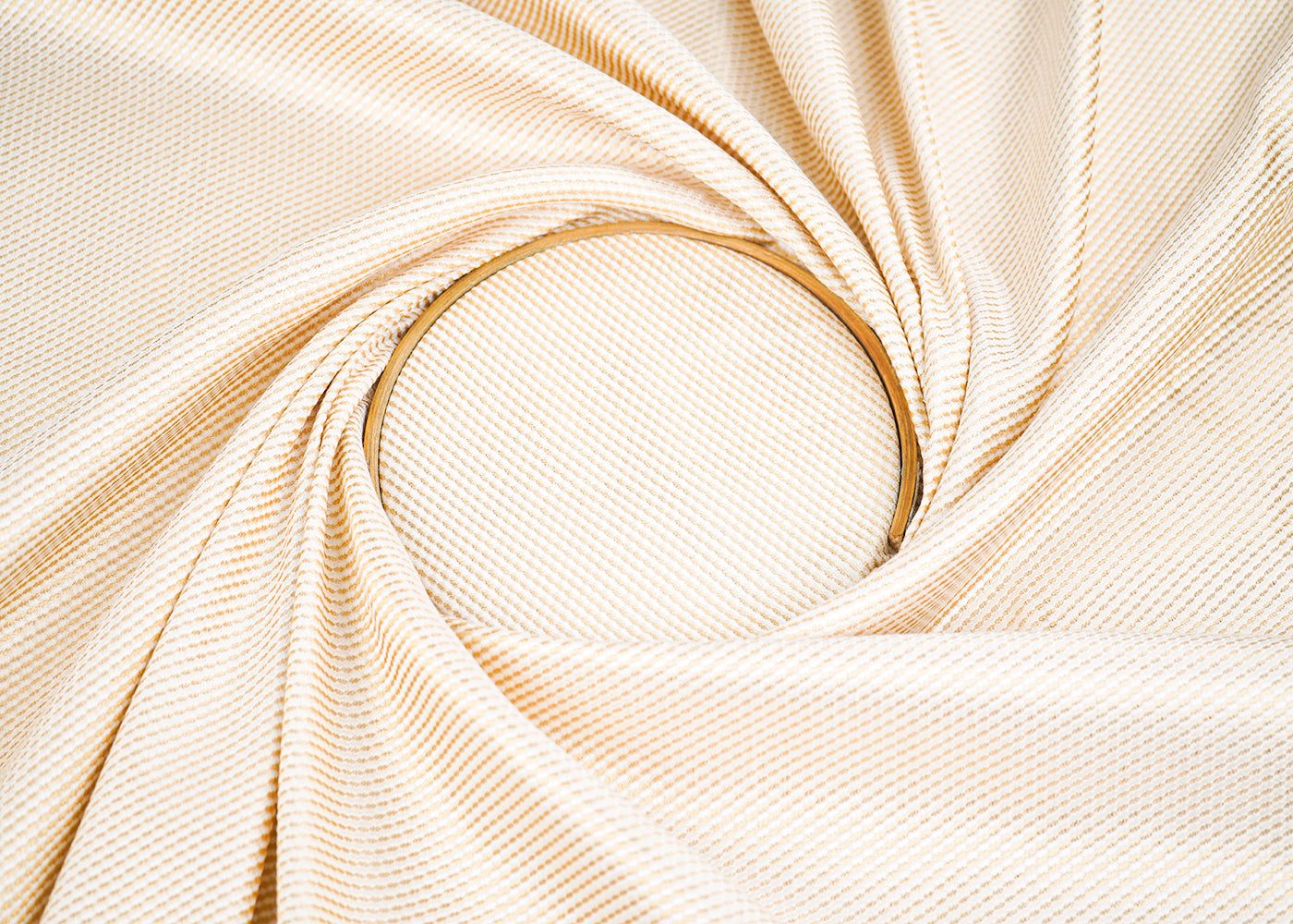 White Dyeable Chanderi Fabric With Allover Zari Handloom 22384