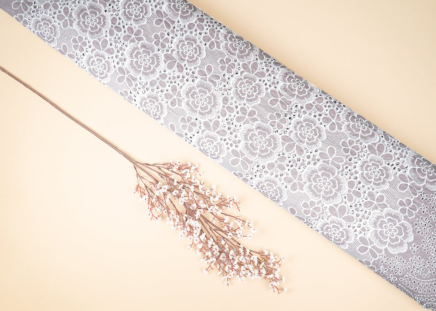 Grey-Cotton-Fabric-With-Allover-Thread-And-Cutwork-With-One-Side-Scalloped-Border-22422