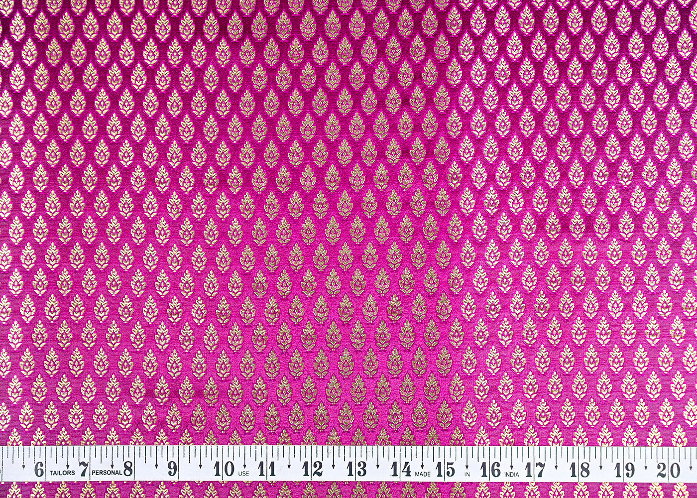 Purple-Banarasi-Brocade-Fabric-With-Allover-Golden-Zari-Handloom-22434-measurement-view