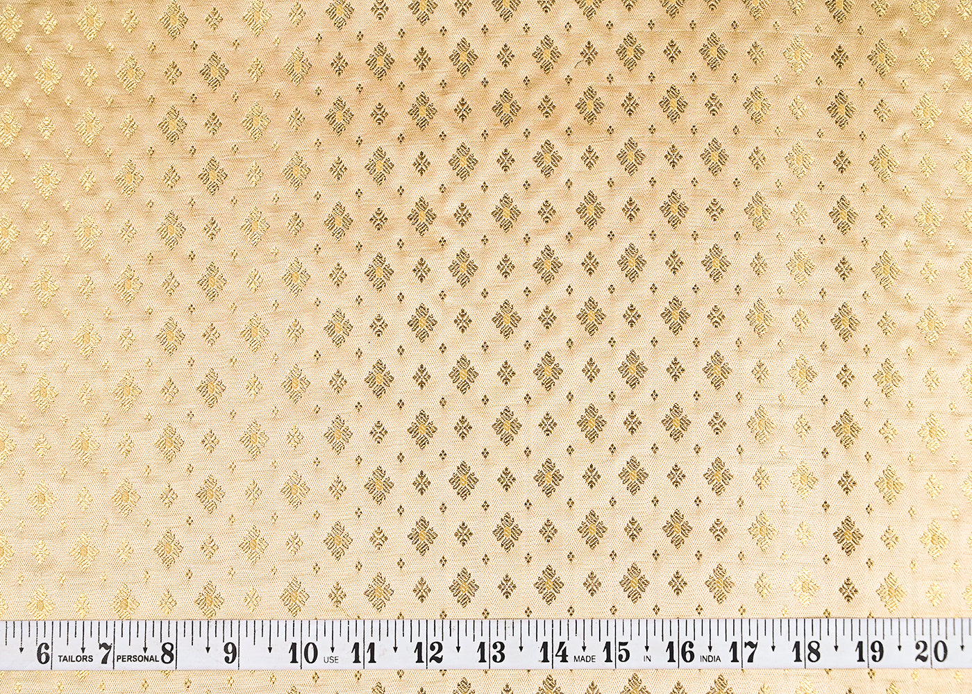 Light-Gold-Banarasi-Brocade-Fabric-With-Allover-Golden-Zari-Handloom-22442-measurement-view