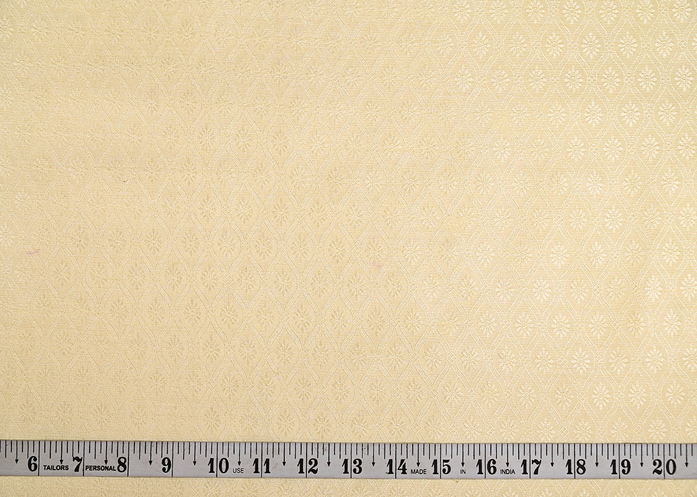 Lemon-Yellow-Banarasi-Brocade-Fabric-With-Allover-Self-Work-22472-measurement-view