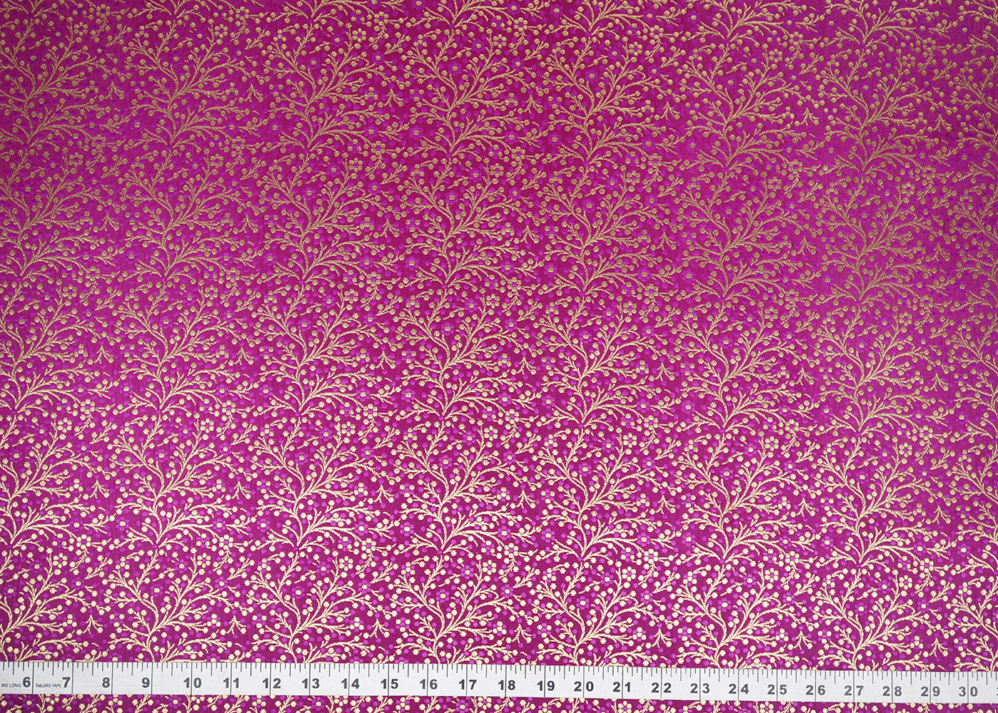 Purple-Banarasi-Brocade-Fabric-With-All-Over-Zari-Handloom-22579-measurement-view