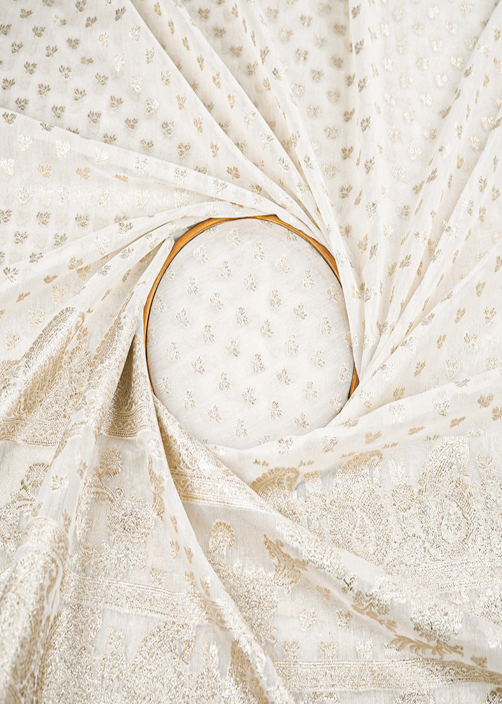 White-Dyeable-Chanderi-Fabric-With-All-Over-Zari-Handloom-With-One-Side-Border-22629-close-view