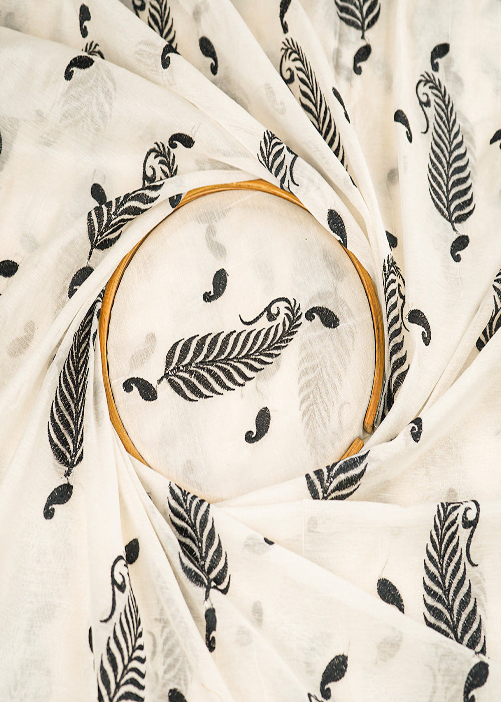 White-Dyeable-Mul-Chanderi-Fabric-With-All-Over-Paisley-Black-Thread-Work-22640-close-view