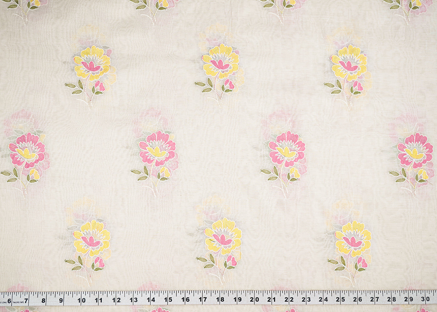 White-Dyeable-Mul-Chanderi-Fabric-With-All-Over-Pastel-Floral-Buti-Thread-Work-22694-measurement-view