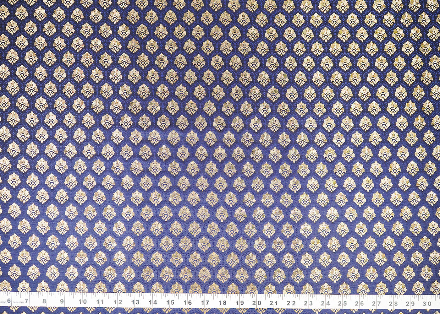 Navy-Blue-Banarasi-Brocades-Fabric-With-All-Over-Zari-Handloom-22711-measurement-view