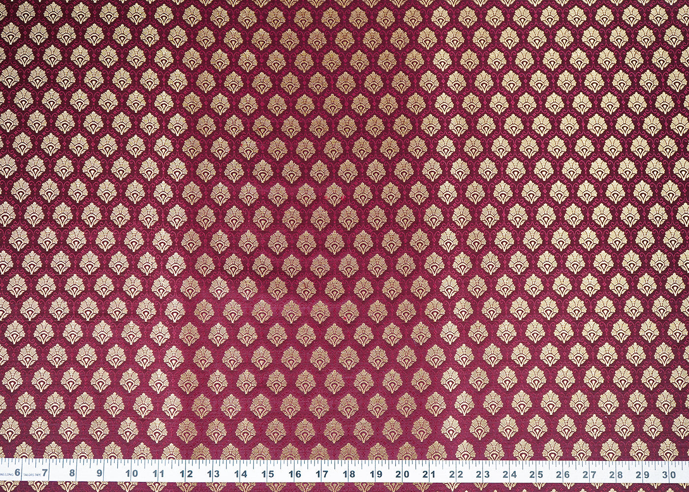 Maroon-Banarasi-Brocades-Fabric-With-All-Over-Zari-Handloom-22712-measurement-view