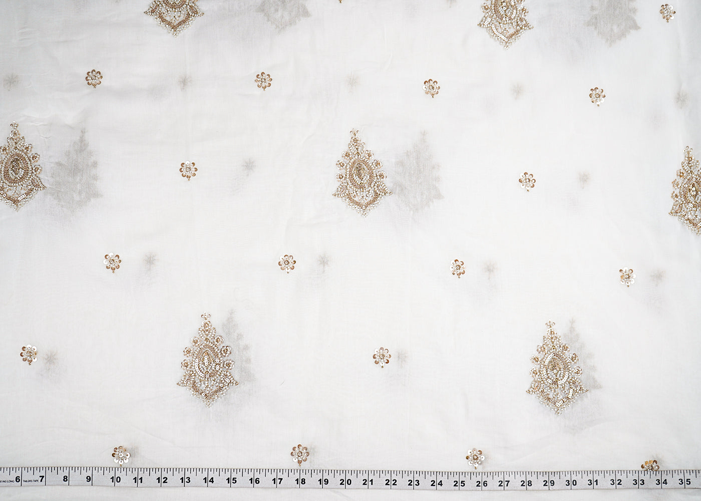 White-Dyeable-Modal-Cotton-Fabric-With-All-Over-Zari-Sequins-And-Katdana-Work-22763-measurement-view