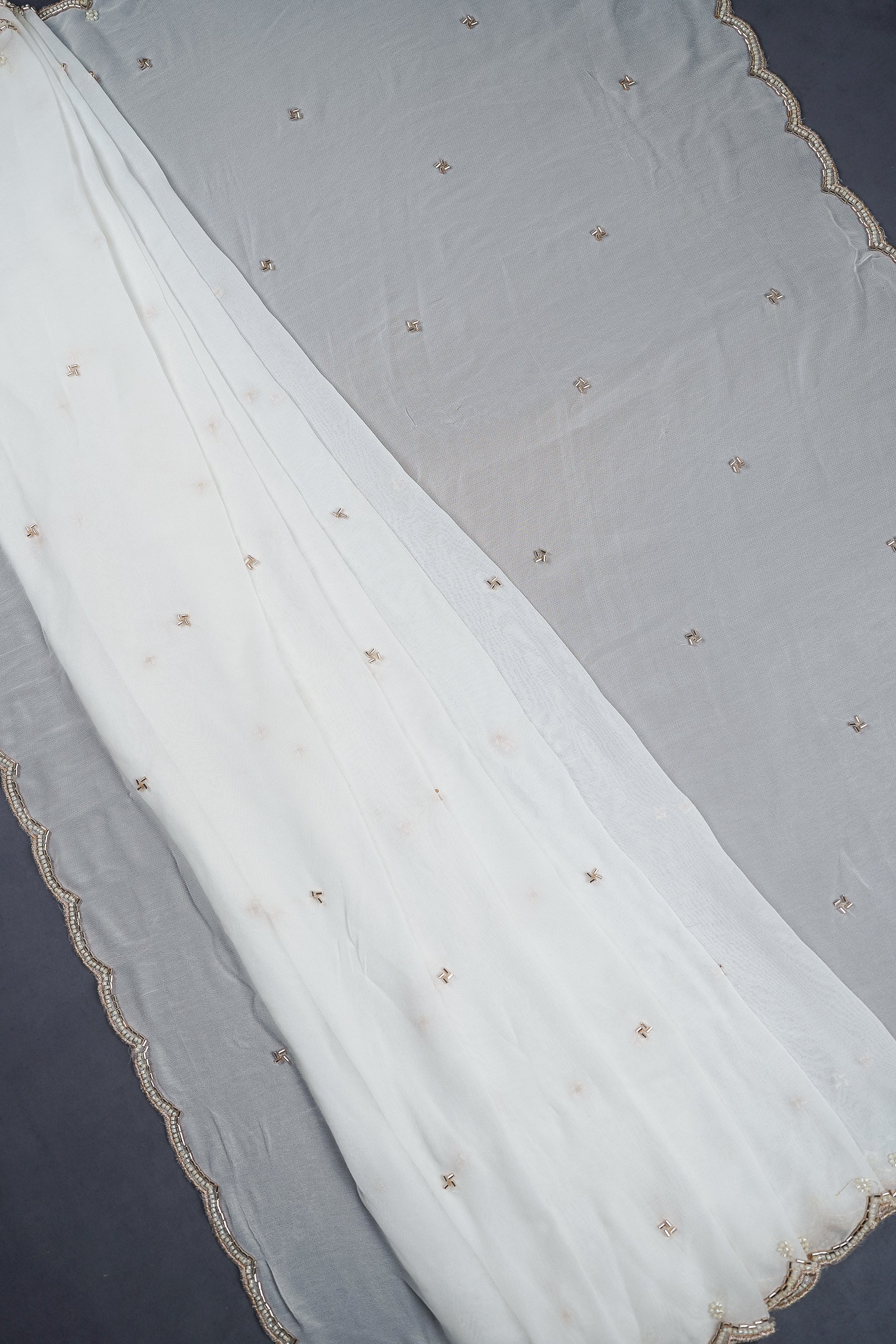 white-georgette-dupatta-with-all-over-zari-katdana-and-bead-work-with-scalloped-borders-22769-pleats-view