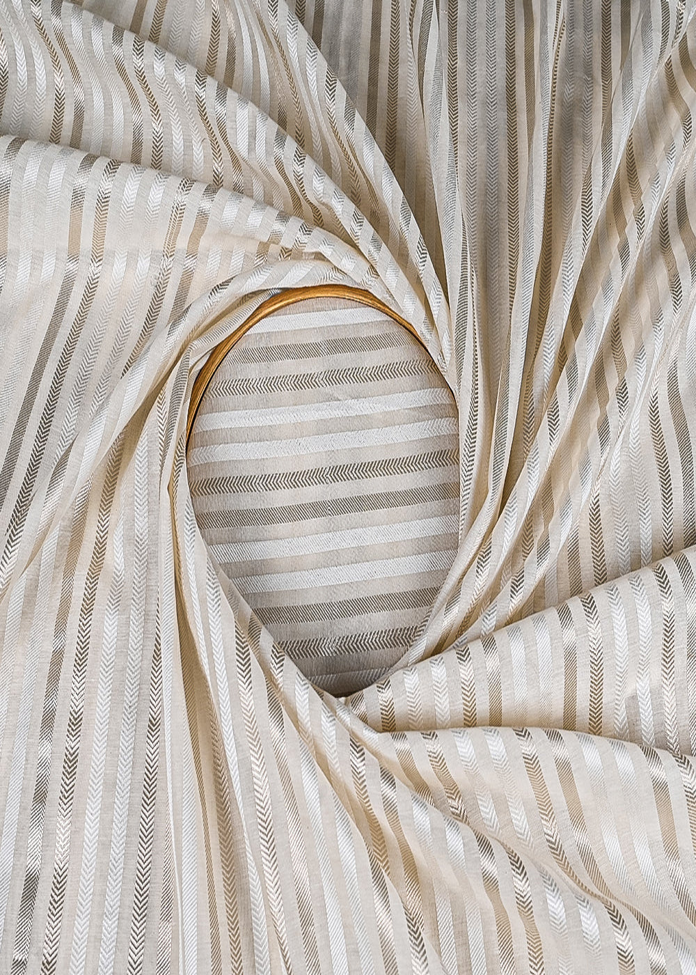 White-Dyeable-Chanderi-Fabric-With-All-Over-Dull-Gold-Zari-Handloom-22847-close-view