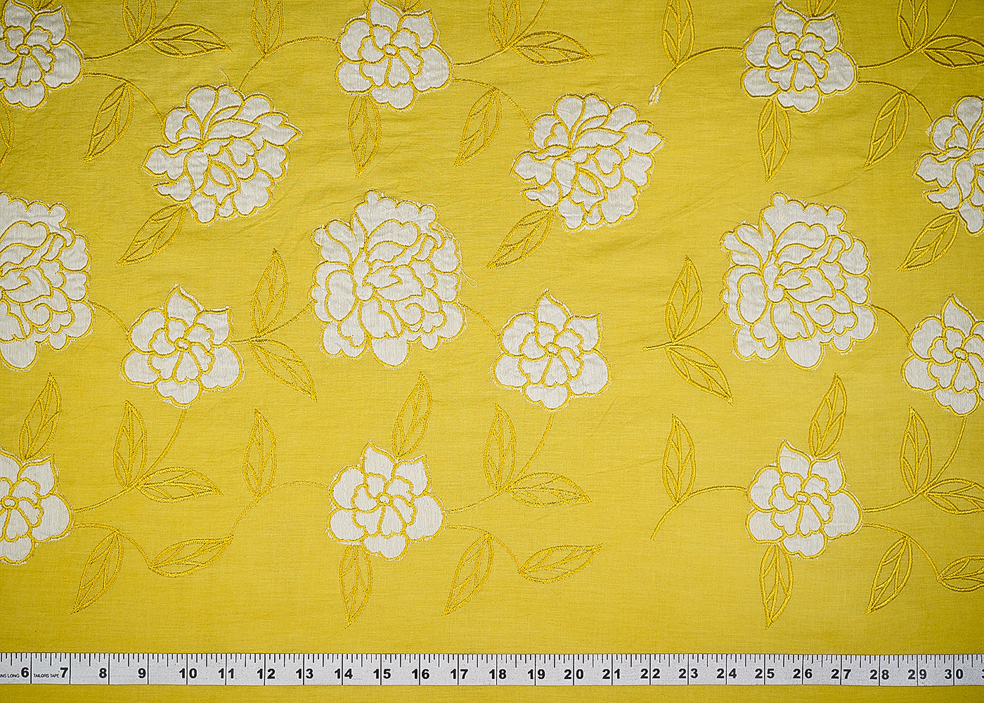 Mustard-Cotton-Fabric-With-All-Over-Thread-And-Patch-Work-22864-measurement-view