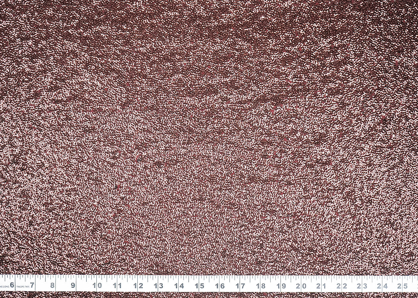 Dark Brown Georgette Fabric With All Over Sequins Work 22879