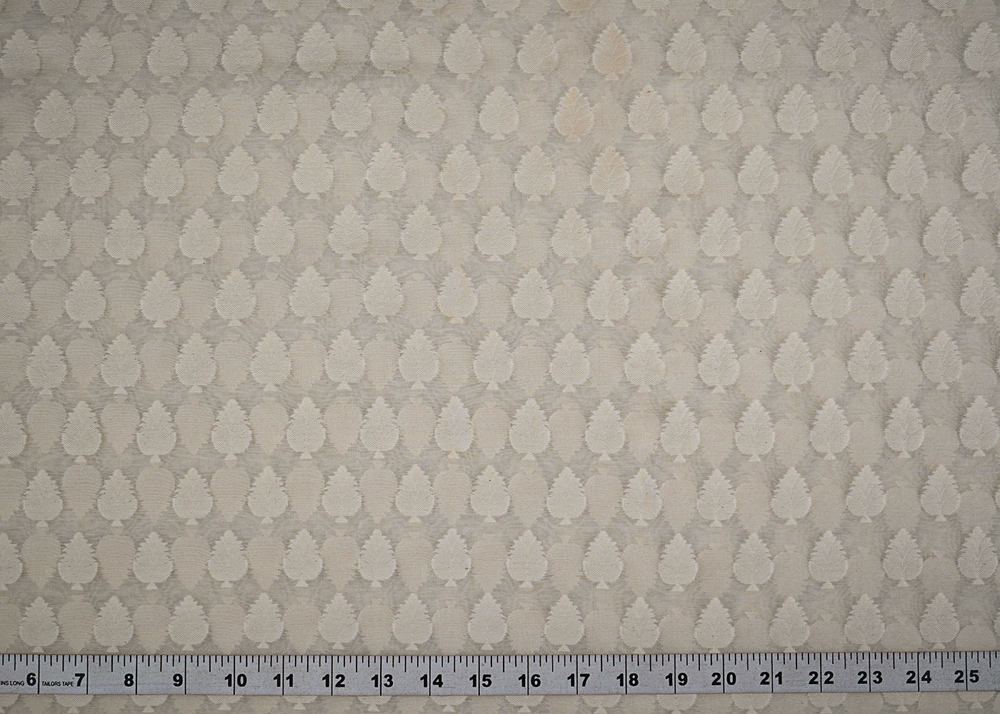 Off-White-Dyeable-Chanderi-Fabric-With-All-Over-Self-Work-22900-measurement-view